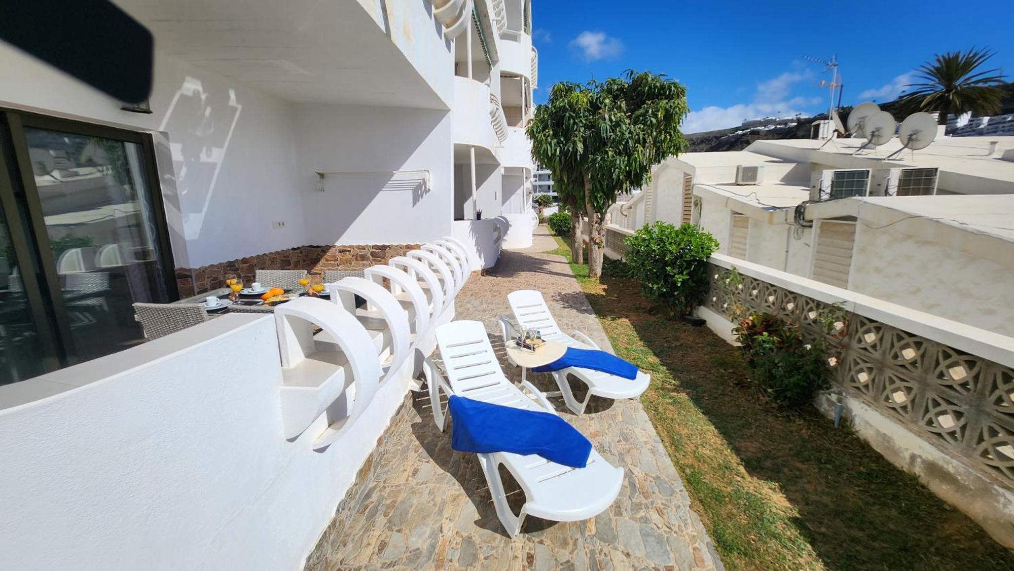 Modern Ground Floor Apartment , A Few Steps From The Beach Mogán Exterior foto