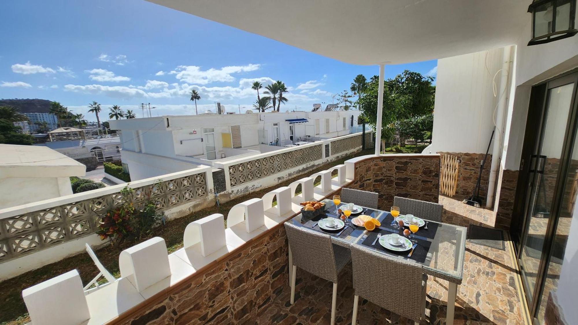 Modern Ground Floor Apartment , A Few Steps From The Beach Mogán Exterior foto